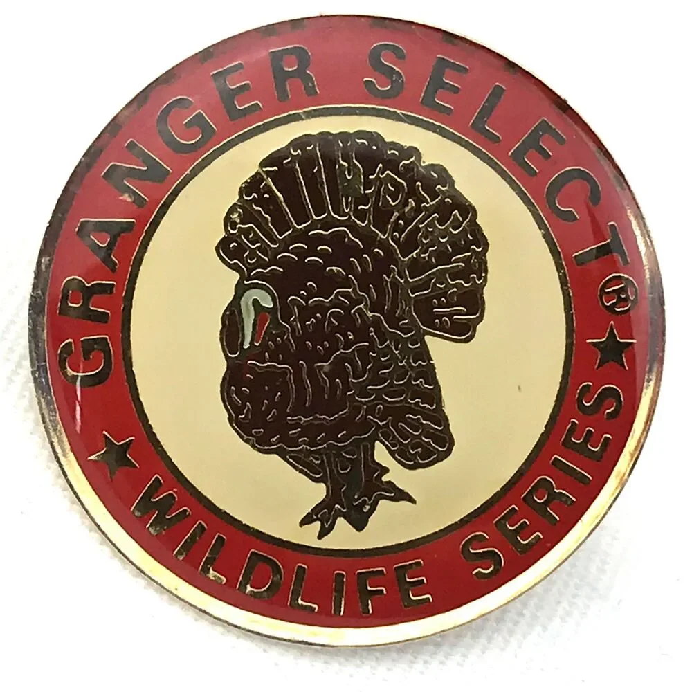 Granger Select Vintage Pin Brooch Wildlife Series Turkey